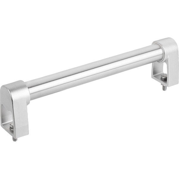 Tubular Handle A=500, L=525, H=80, Stainless Steel Ground, Comp:Precision Cast Blasted, D=M08X25